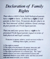Declaration of Family Rights